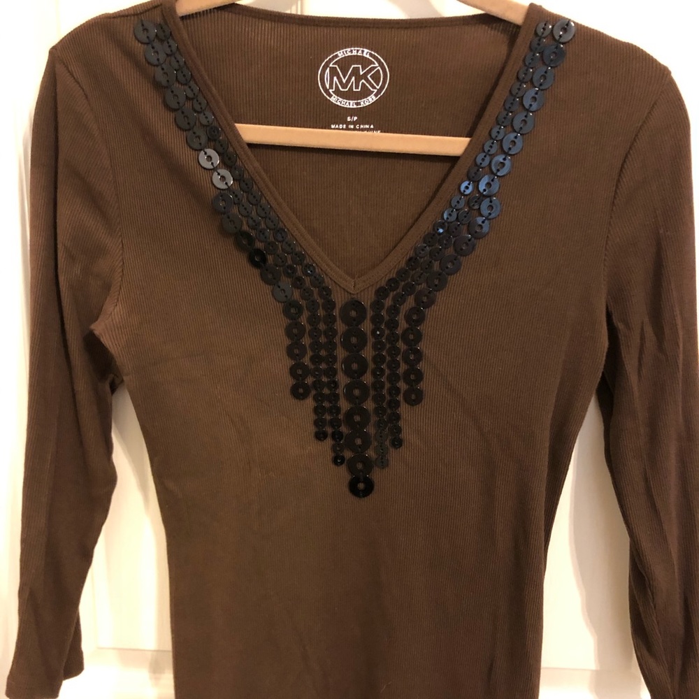 Michael Kors top with Black Detail